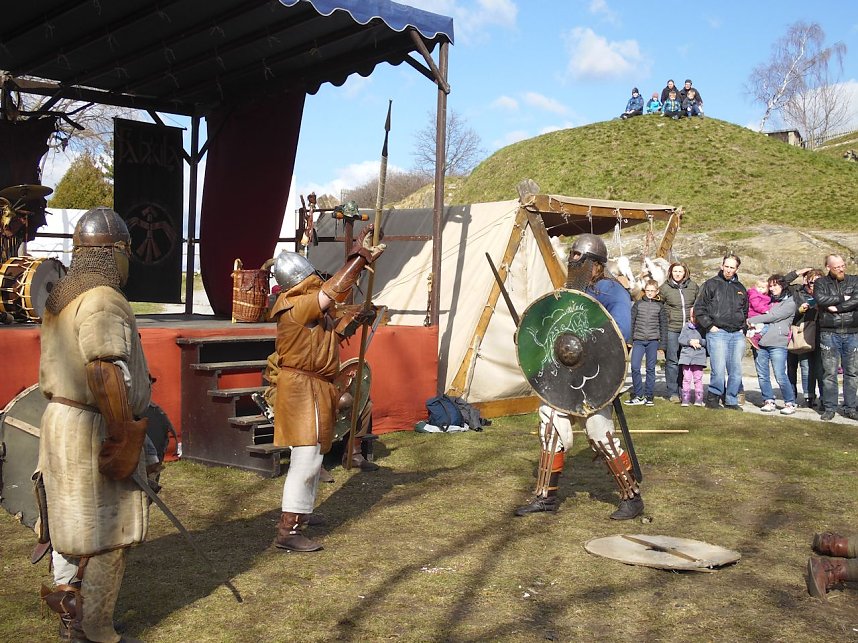 Wikinger auf der Burg Regenstein