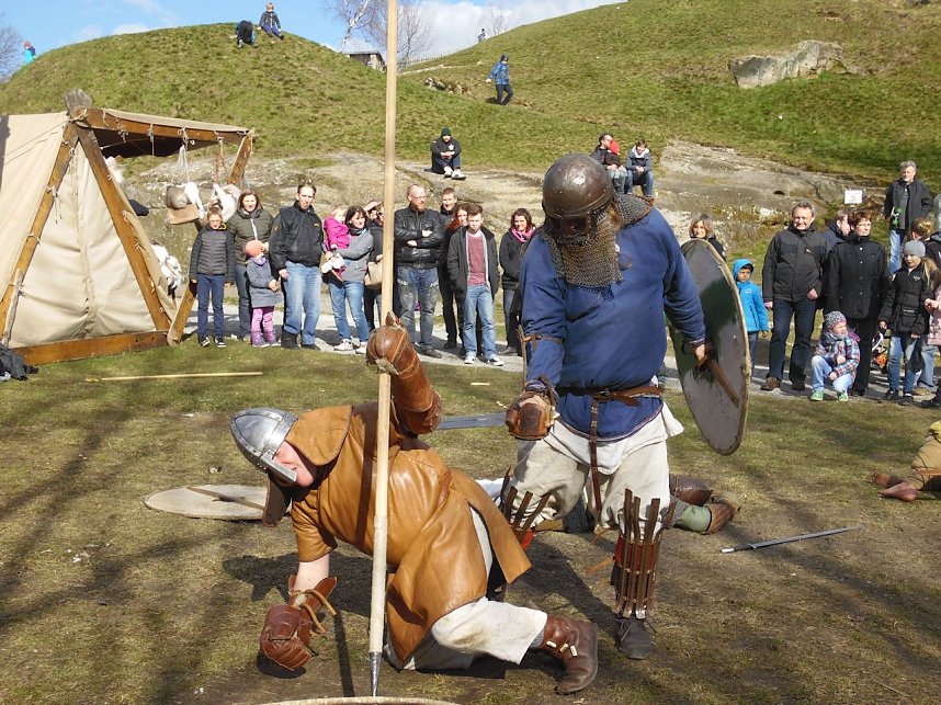 Wikinger auf der Burg Regenstein