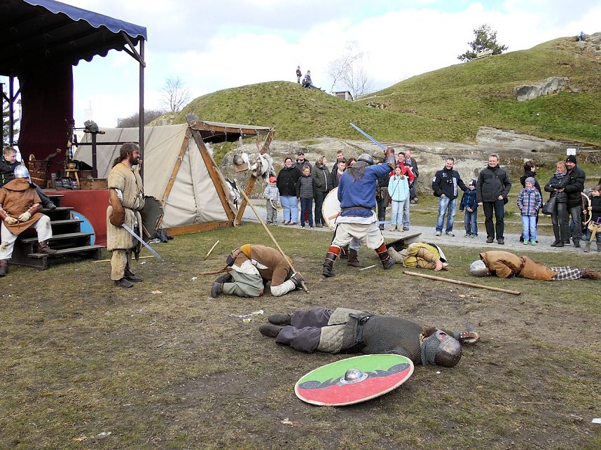 Wikinger auf der Burg Regenstein