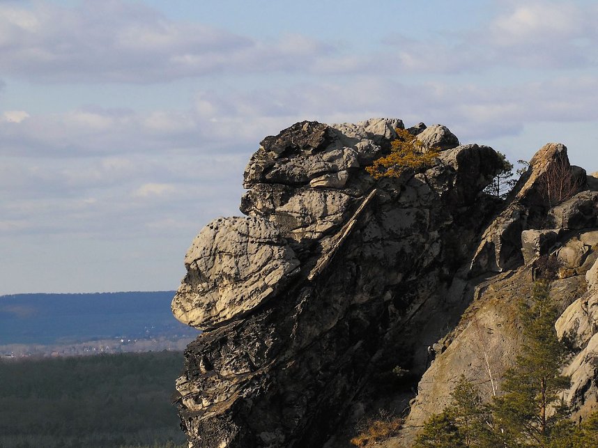 Der Blick nach oben und nach unten