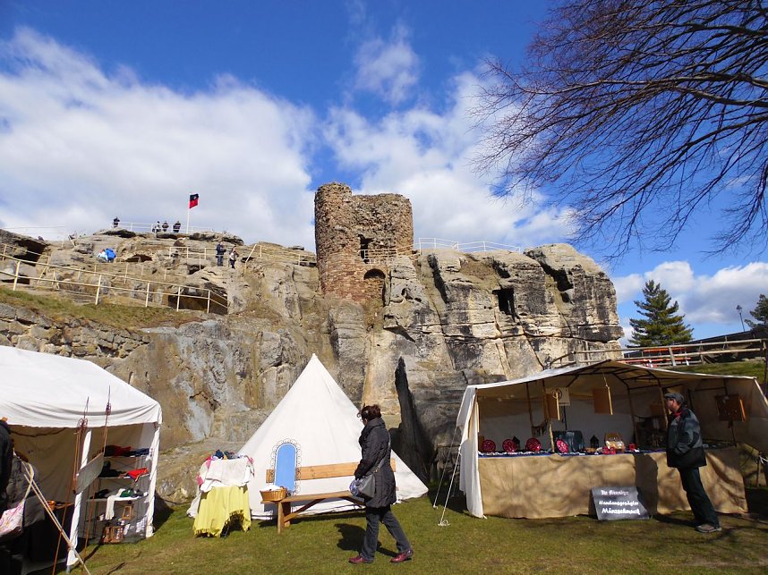 Der Blick nach oben und nach unten