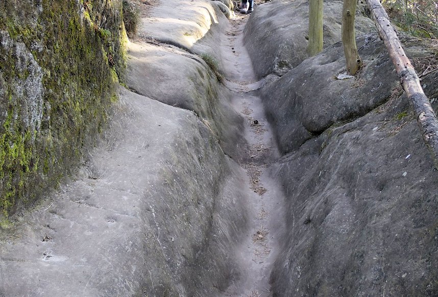 Der Blick nach oben und nach unten