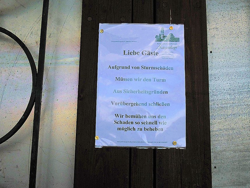 Doppeltes Pech beim Ziegenkopf