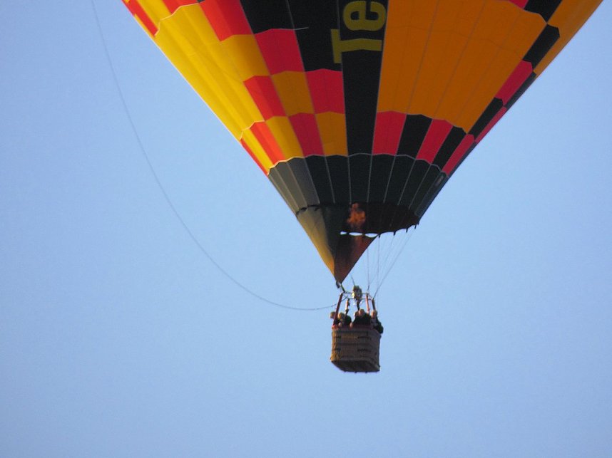 Hei&szlig;luftballon &uuml;ber Nordhausen 