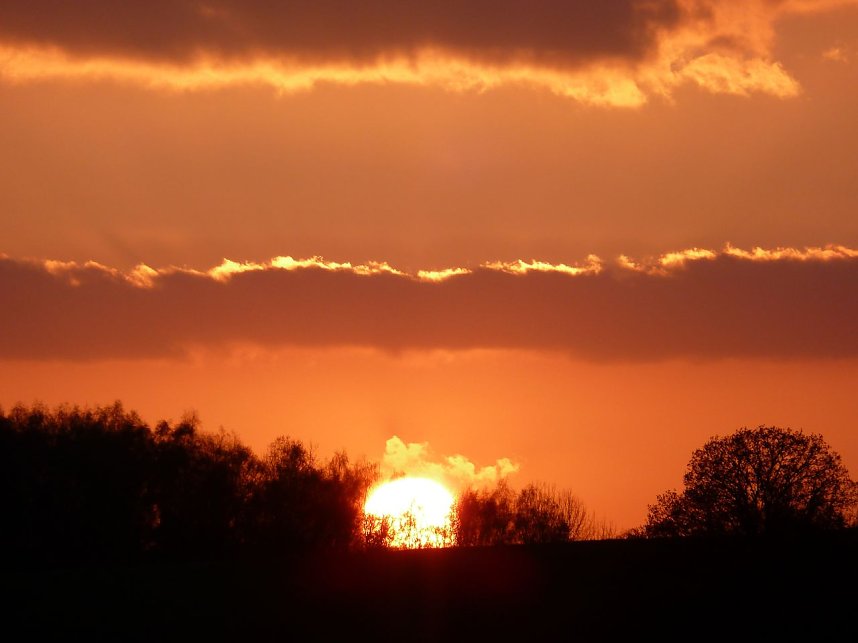Die Sonne geht unter