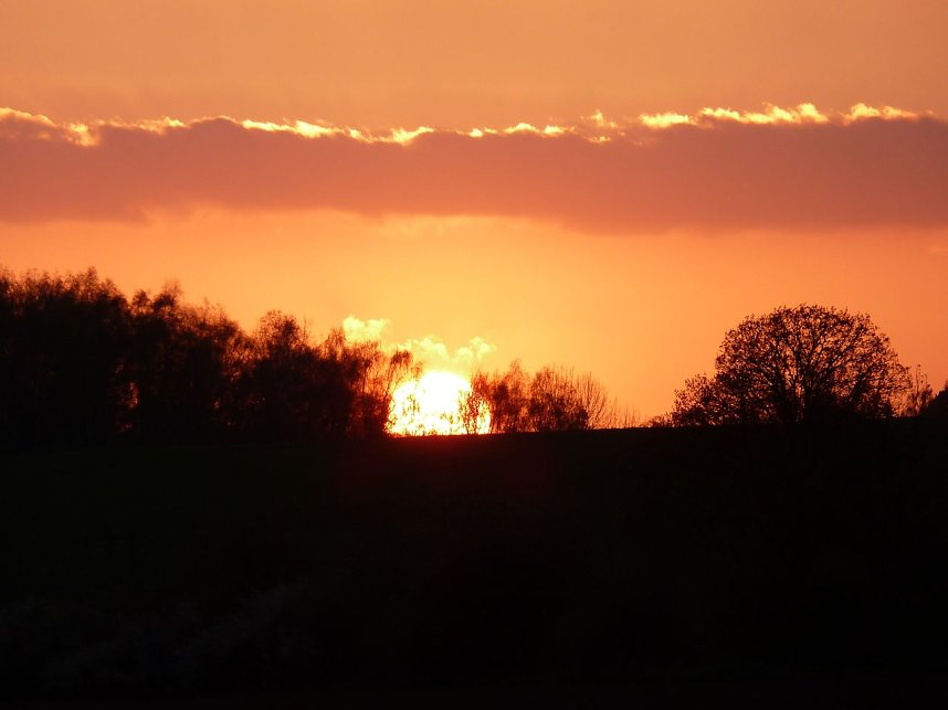Die Sonne geht unter
