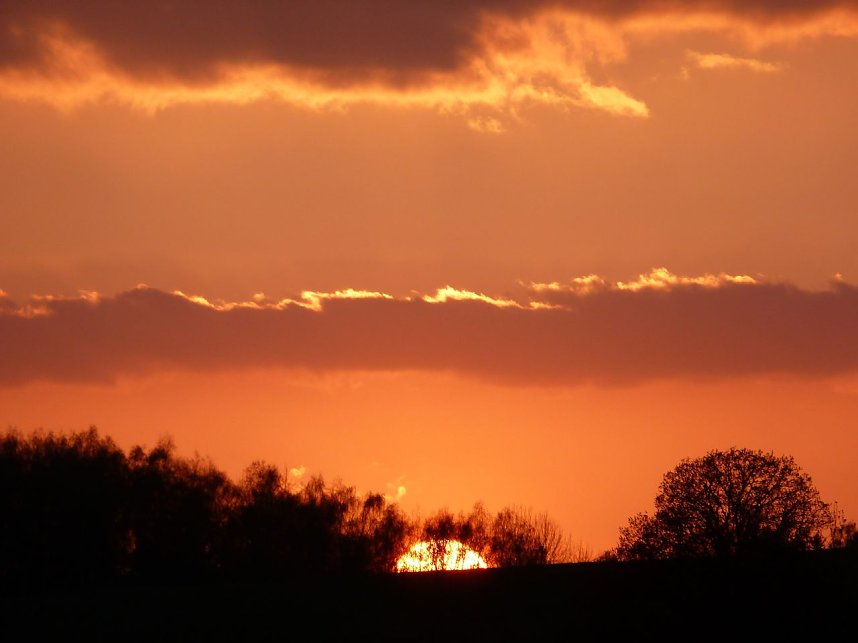 Die Sonne geht unter