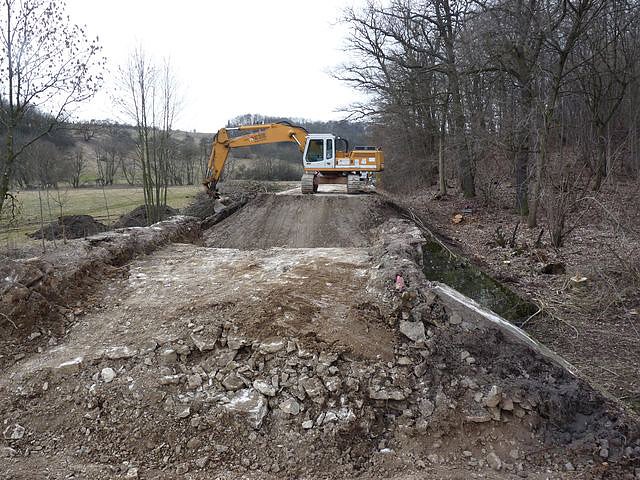 Spatenstich Br&uuml;cke