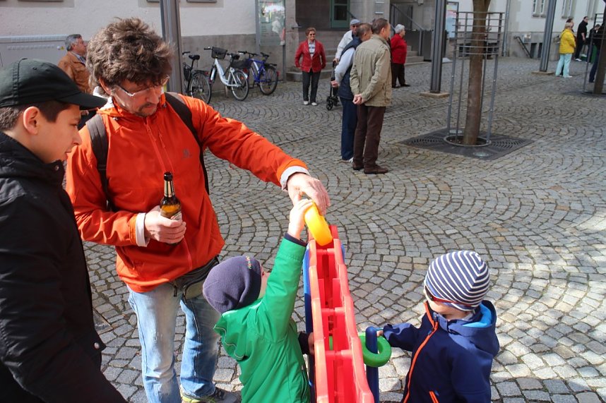 1. Mai Kundgebung auf dem Nordh&auml;user Rathausplatz