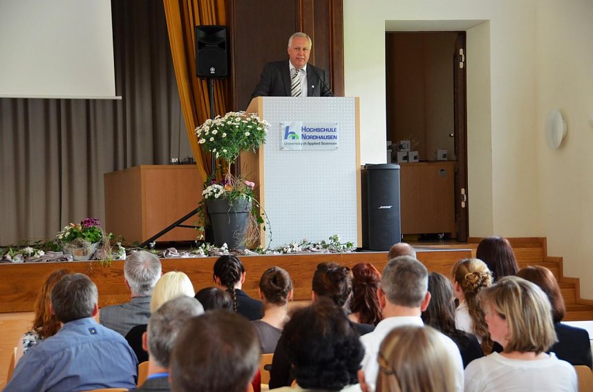 Graduierung an der Hochschule Nordhausen