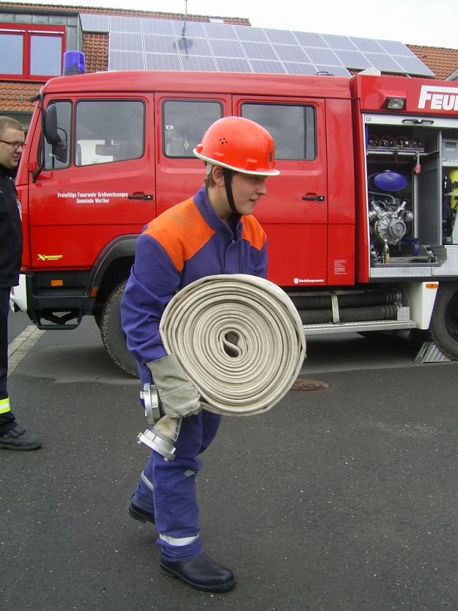Feuerwehrnachwuchs wird ausgebildet