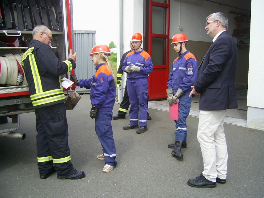 Feuerwehrnachwuchs wird ausgebildet