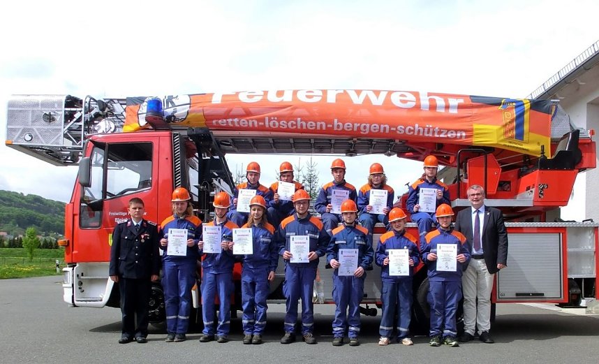 Feuerwehrnachwuchs wird ausgebildet