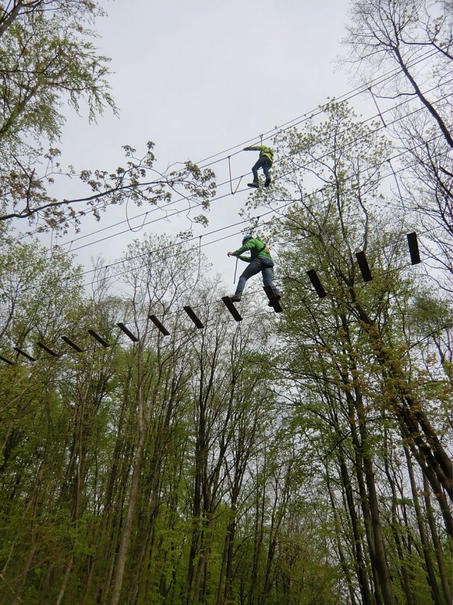 Ausflug in luftige H&ouml;hen f&uuml;r Bleicher&ouml;der Sch&uuml;ler