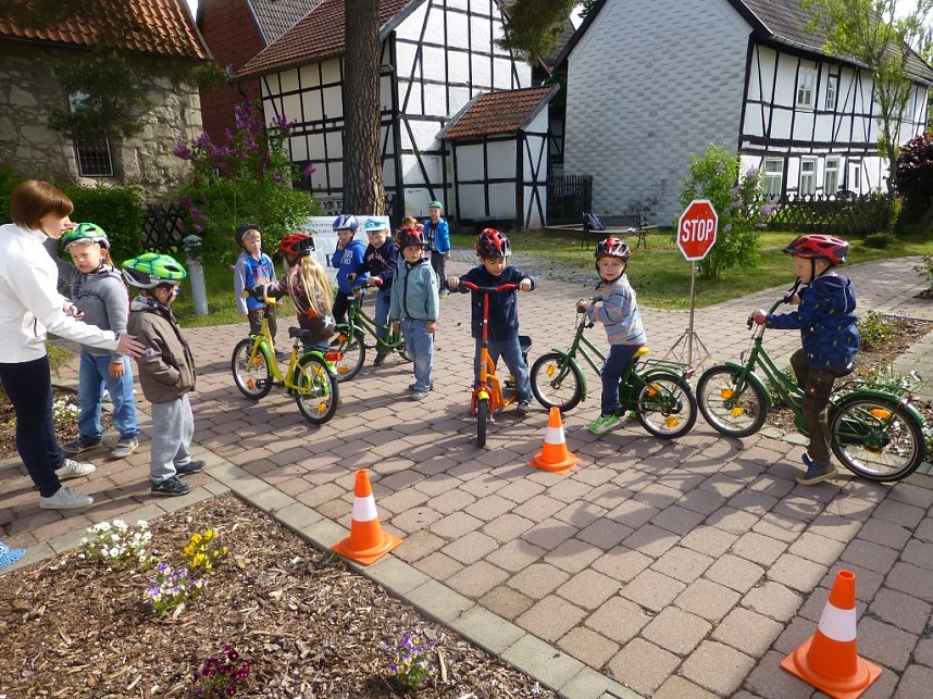 Verkehrssicherheitstag an der Kindertagesst&auml;tte Sonnenhof in Ellrich