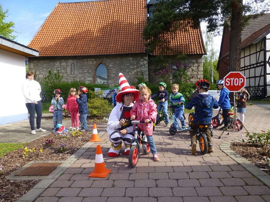 Verkehrssicherheitstag an der Kindertagesst&auml;tte Sonnenhof in Ellrich