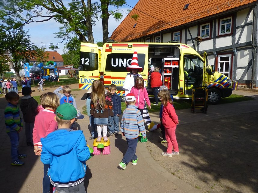 Verkehrssicherheitstag an der Kindertagesst&auml;tte Sonnenhof in Ellrich