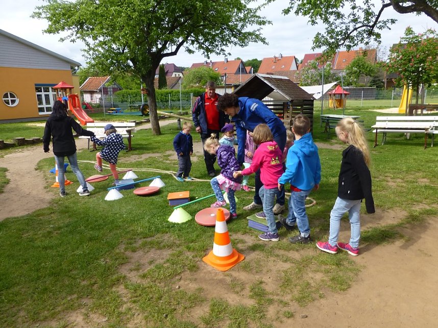 Verkehrssicherheitstag an der Kindertagesst&auml;tte Sonnenhof in Ellrich