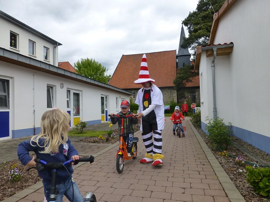 Verkehrssicherheitstag an der Kindertagesst&auml;tte Sonnenhof in Ellrich