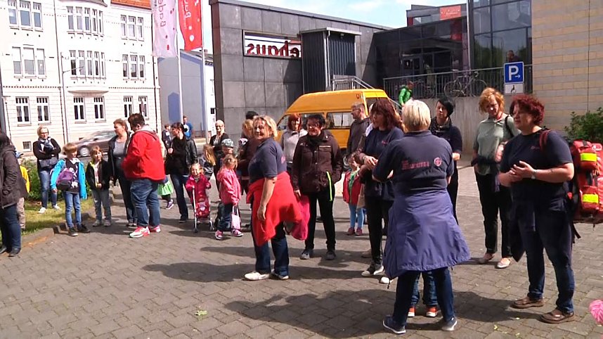 Zum ersten Nordh&auml;user "Anwassern" waren viele Teilnehmer und Schaulustige erschienen