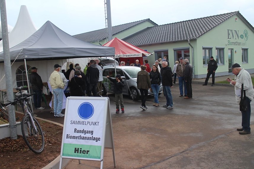 Tag der offenen T&uuml;r an der Biomethangasanlage der EVN