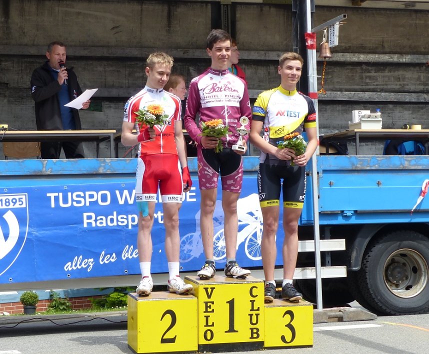 Nordh&auml;user Radsportler beim 1. Eichsfelder Radsporttag in Esplingerode