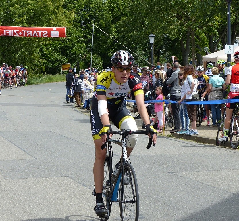 Nordh&auml;user Radsportler beim 1. Eichsfelder Radsporttag in Esplingerode