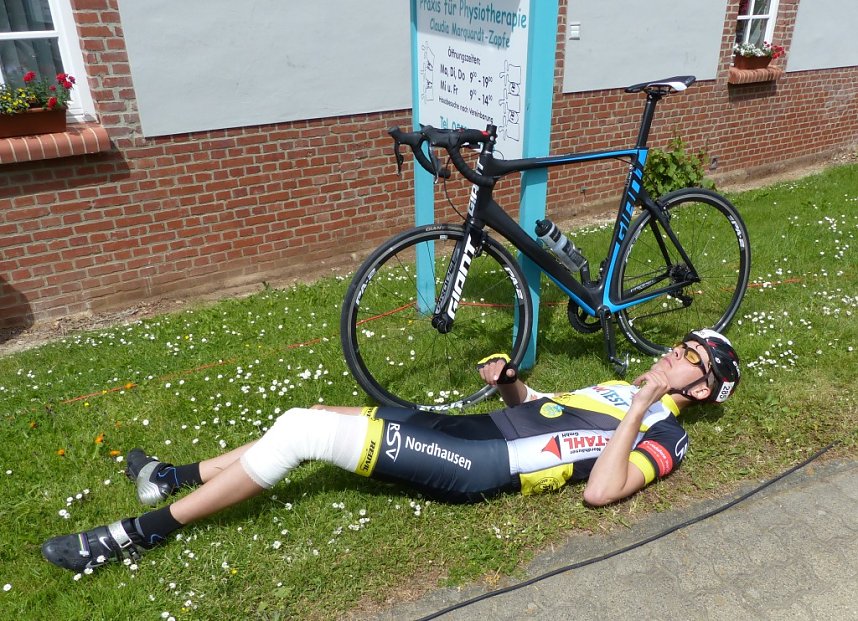 Nordh&auml;user Radsportler beim 1. Eichsfelder Radsporttag in Esplingerode