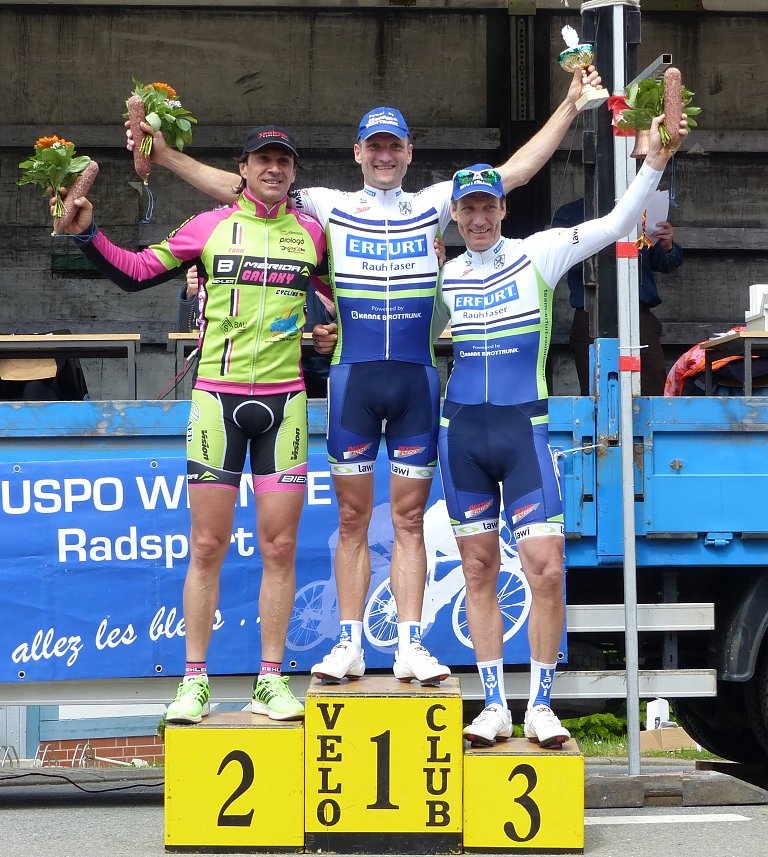 Nordh&auml;user Radsportler beim 1. Eichsfelder Radsporttag in Esplingerode