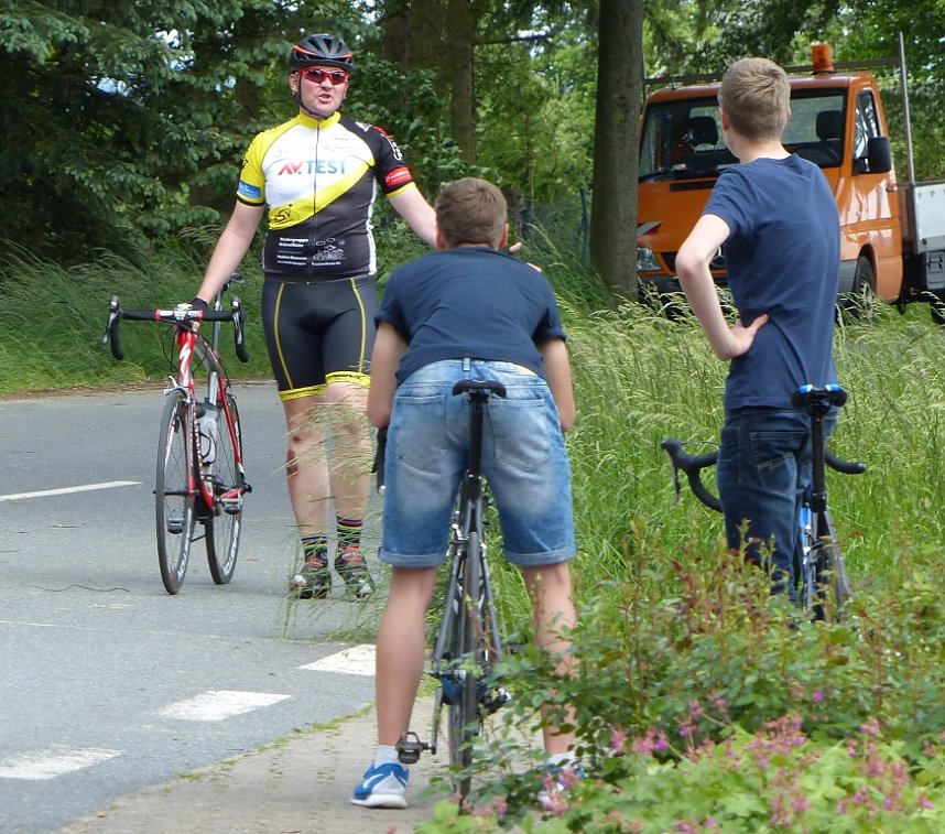 Nordh&auml;user Radsportler beim 1. Eichsfelder Radsporttag in Esplingerode