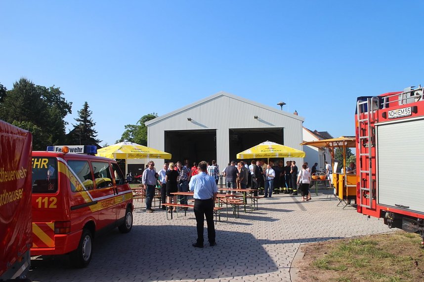 Die Kameraden der Sundh&auml;user Feuerwehr k&ouml;nnen sich nach langem warten endlich &uuml;ber ihr neues Ger&auml;tehaus freuen