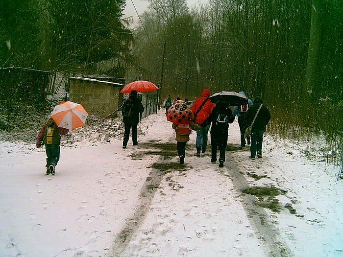 Wandertag im Schnee