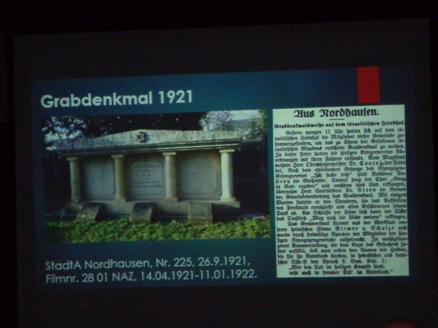 Die Geschichte des Judenfriedhofs besch&auml;ftigte den Nordh&auml;user Geschichtsverein