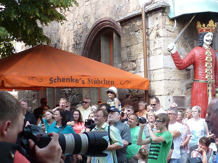 Das 47. Rolandsfest in Nordhausen ist er&ouml;ffnet