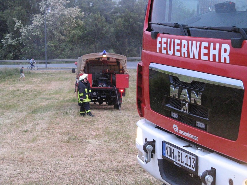 Gartenhaus brannte in Obergebra