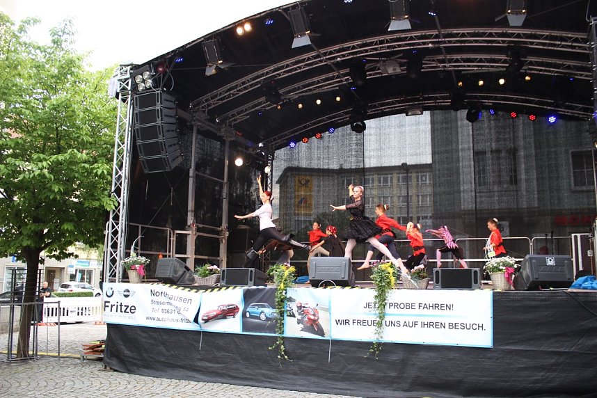 Die Eleven des Tanzstudio Radeva auf dem 47. Rolandsfest