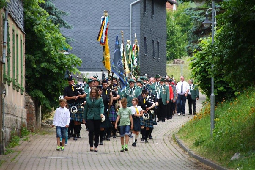 Sch&uuml;tzenfest in Obergebra