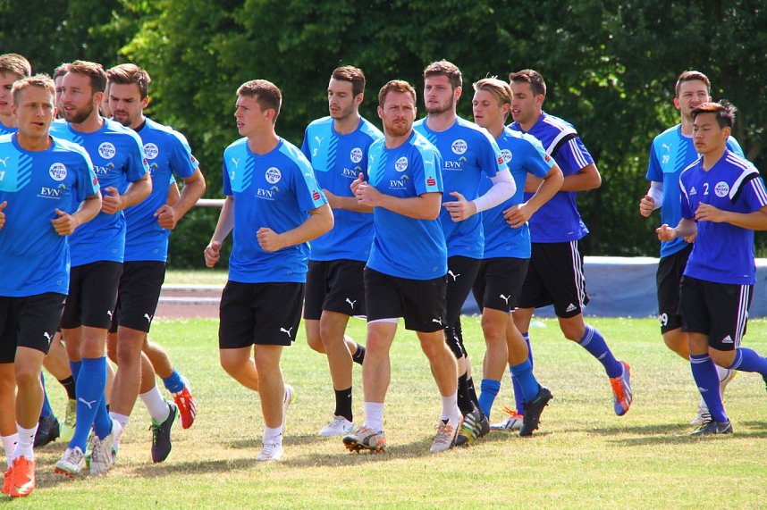 Trainingsauftakt von Wacker Nordhausen in Rottleberode
