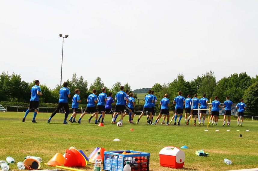 Trainingsauftakt von Wacker Nordhausen in Rottleberode