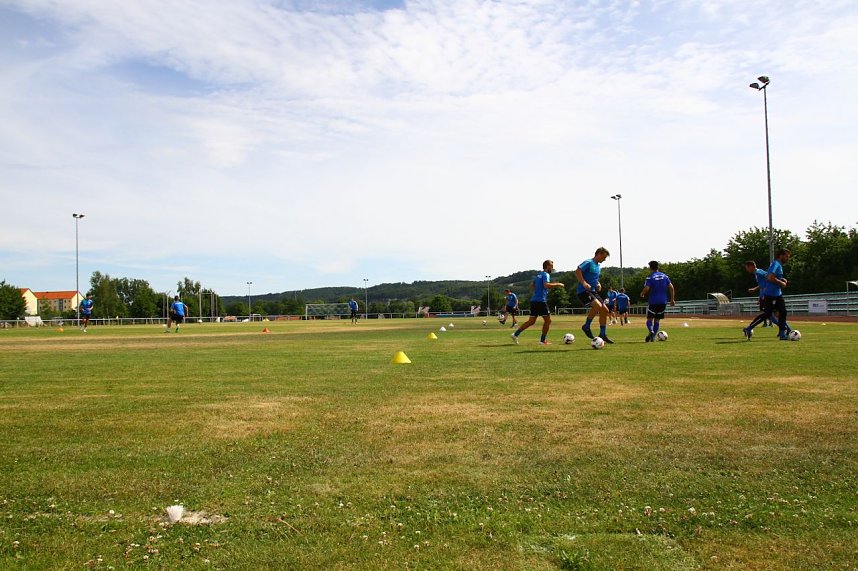 Trainingsauftakt von Wacker Nordhausen in Rottleberode