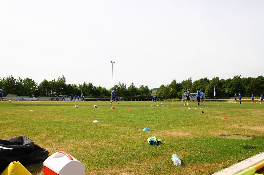 Trainingsauftakt von Wacker Nordhausen in Rottleberode