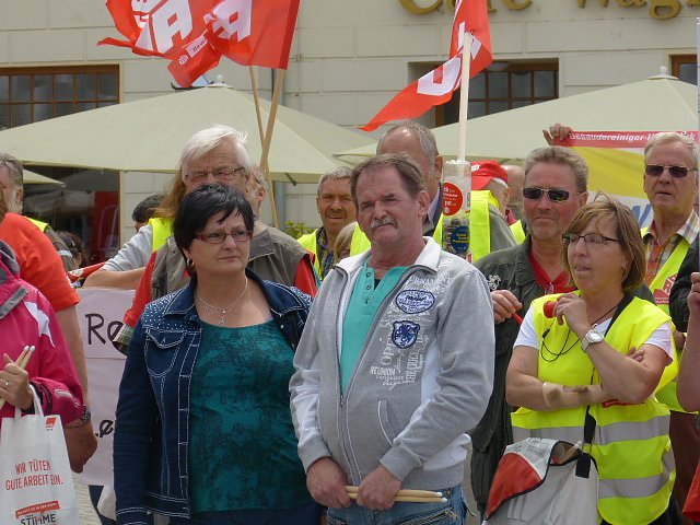 Unterst&uuml;tzung f&uuml;r Gewerkschaftsforderungen in Leipzig