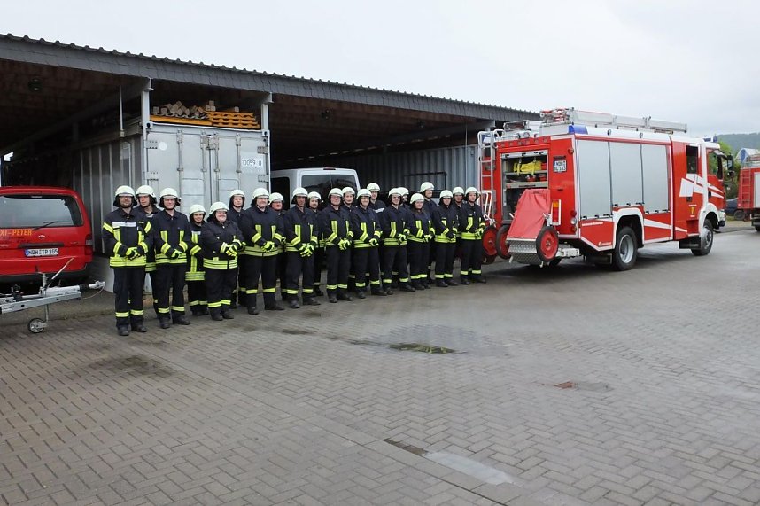 Ausbildung bei der Bleicher&ouml;der Feuerwehr