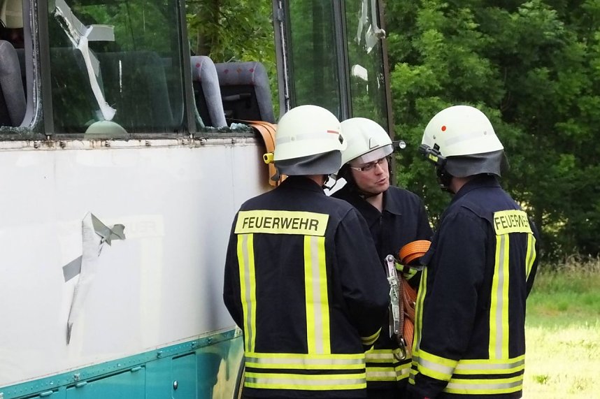 Ausbildung bei der Bleicher&ouml;der Feuerwehr