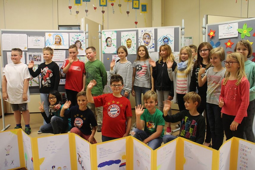 Zur Auseinandersetzung mit dem Thema "Toleranz" fiel den Sch&uuml;lern der Klasse 4a der Grundschule Niedersachswerfen eine Menge ein