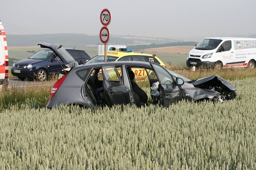 Unfall auf der B4