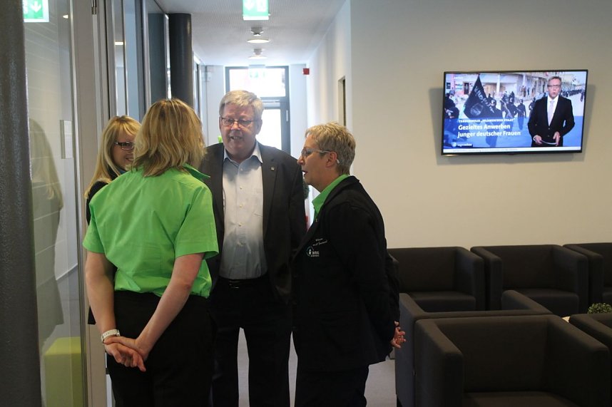 Die WBG S&uuml;dharz er&ouml;ffnete heute ihre neuen Gesch&auml;ftsr&auml;ume