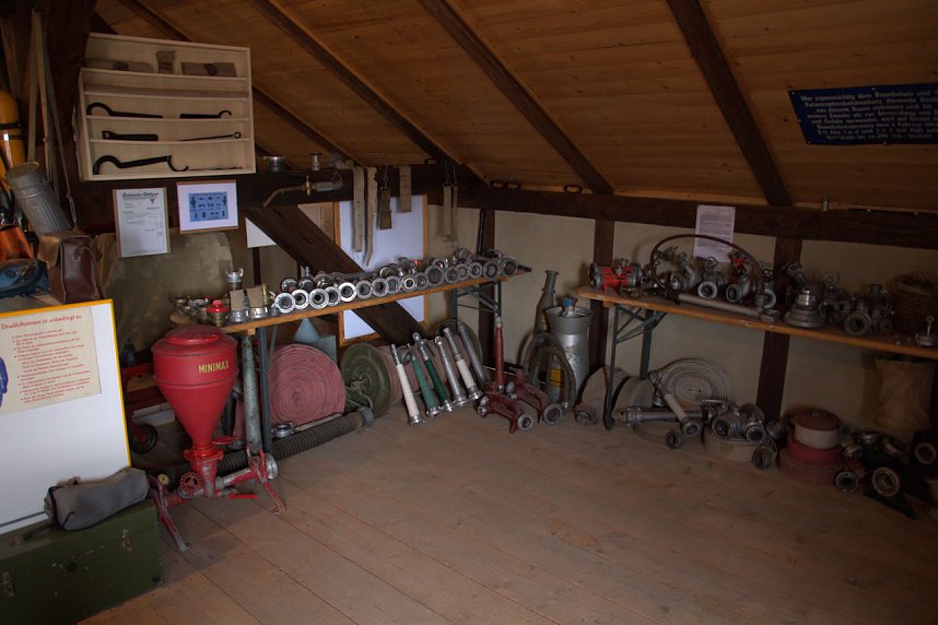 Stadt- und Brauhoffest in Ellrich - Unterwegs im Feuerwehrmuseum Ellrich