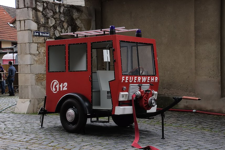 Stadt- und Brauhoffest in Ellrich - Unterwegs im Feuerwehrmuseum Ellrich