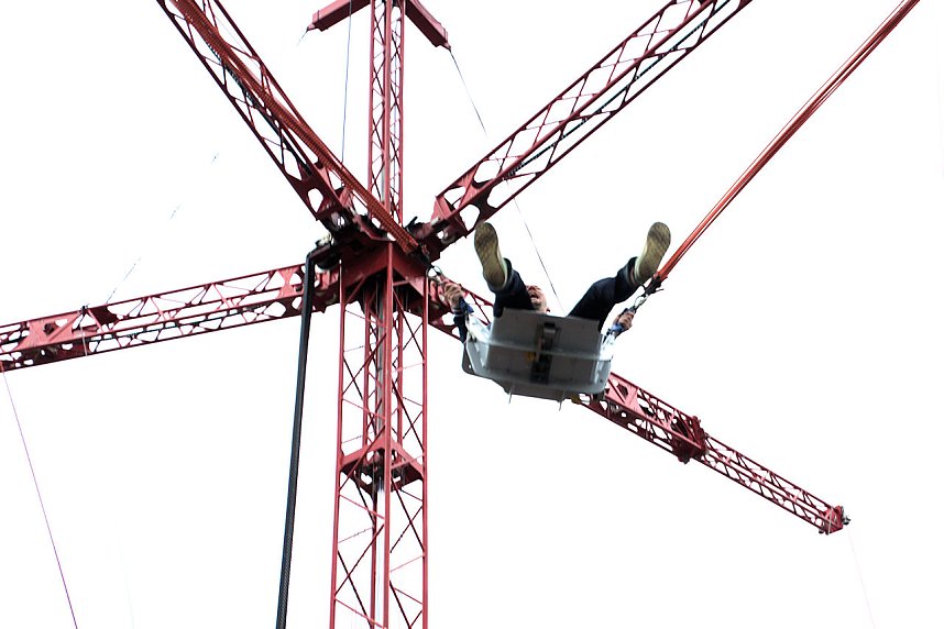 Peter Blei auf dem 5. Berufsaktionstag im Nordh&auml;user Autodrom